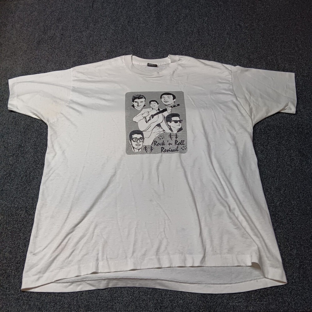 Vintage Rock n Roll Revival Shirt Fruit of Loom Best Single Stitch T Elvis XXL